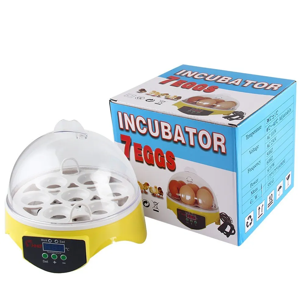 7PCS Eggs Automatic Poultry Mini Incubator Temperature Control Automatic Poultry Automatic Brooder Turning Incubator Chicken
7PCS Eggs Automatic Poultry Mini Incubator Temperature Control Automatic Poultry Automatic Brooder Turning Incubator Chicken