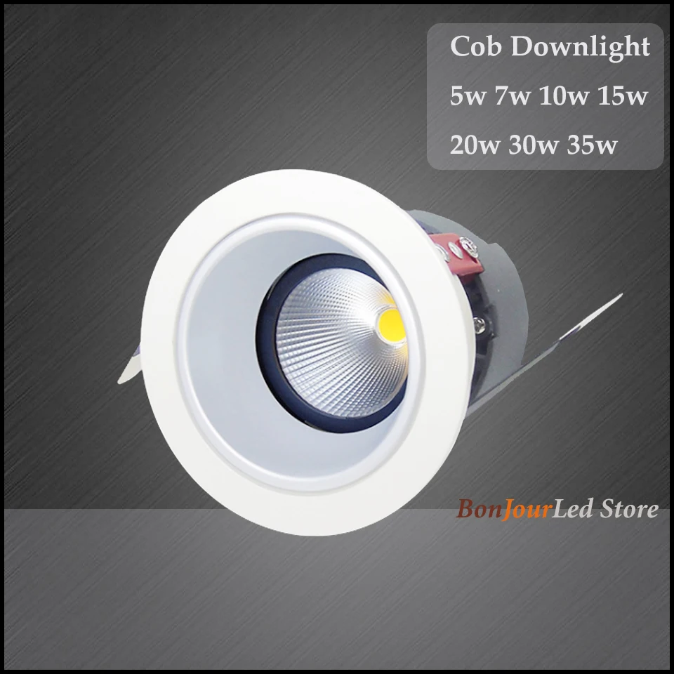NEW 5W/7W/10W/15W/20W/30W LED COB Downlight Spot Recessed Ceiling Lamp Pure/Warm White
NEW 5W/7W/10W/15W/20W/30W LED COB Downlight Spot Recessed Ceiling Lamp Pure/Warm White