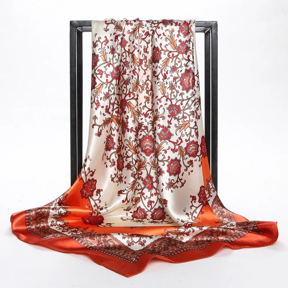 Small Floral Printed Square Satin Silk Scarf Women Hijab Soft Shawls Wraps Female Ladies Scarves Stoles Bufandas 90*90CM
Small Floral Printed Square Satin Silk Scarf Women Hijab Soft Shawls Wraps Female Ladies Scarves Stoles Bufandas 90*90CM