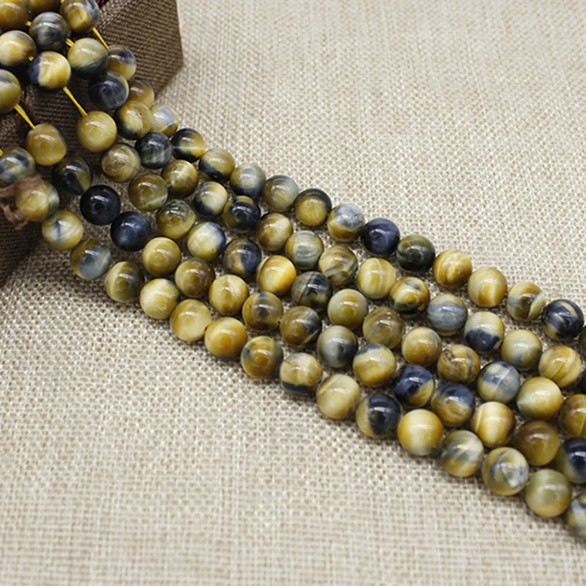 Good Nature Tiger's-eye Stone Round Loose Beads Yellow Tiger Eye Stone Beads for Jewelry Making Bracelet Earrings Necklace Beads
Good Nature Tiger's-eye Stone Round Loose Beads Yellow Tiger Eye Stone Beads for Jewelry Making Bracelet Earrings Necklace Beads