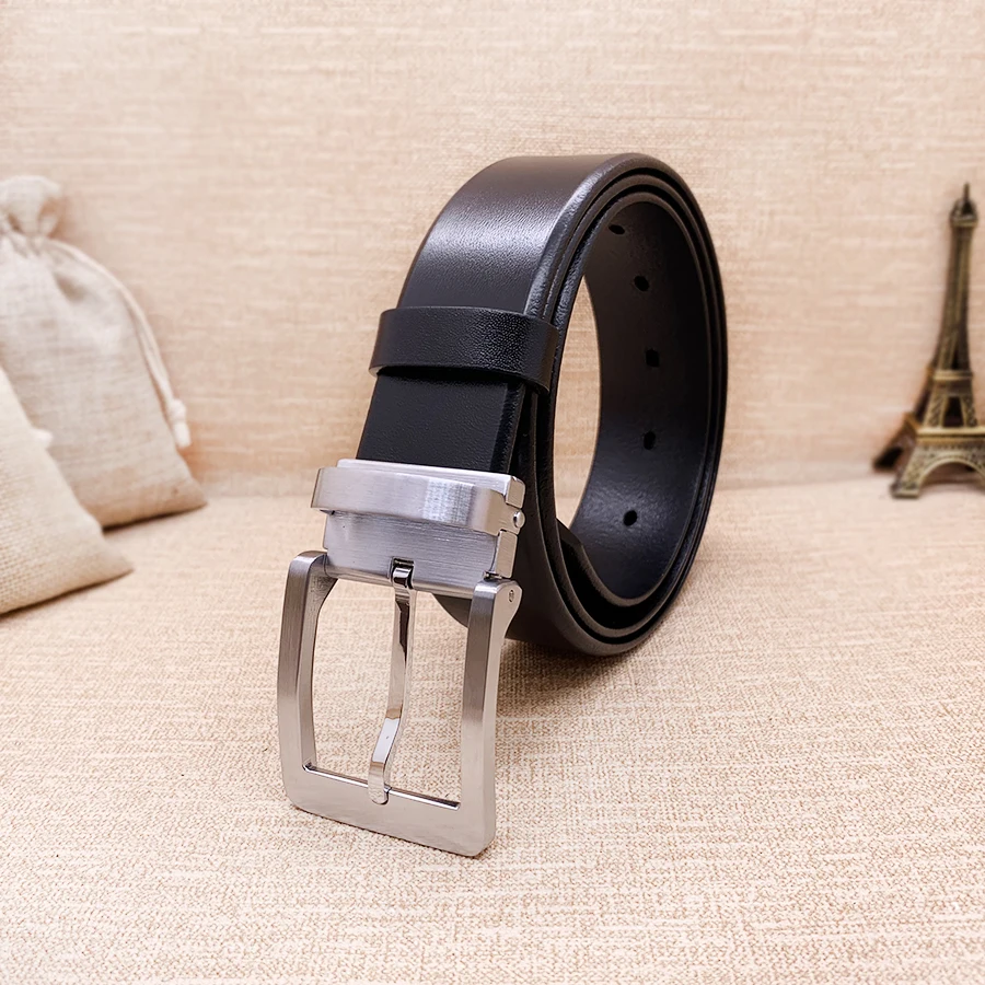 2020 high quality mens belt genuine leather strap trousers first layer solid brass gold sliver pin buckle free shipping
2020 high quality mens belt genuine leather strap trousers first layer solid brass gold sliver pin buckle free shipping
