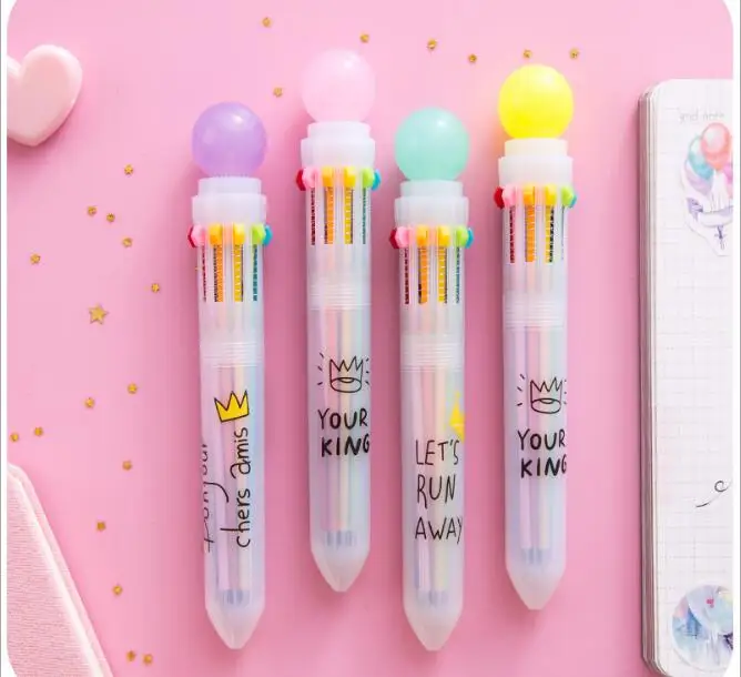 18PCS Korea Novelty Candy 10 Colors Ballpoint Pen Writing Office Study Materials Kids Birthday Festival Party Takeaways Favor
18PCS Korea Novelty Candy 10 Colors Ballpoint Pen Writing Office Study Materials Kids Birthday Festival Party Takeaways Favor