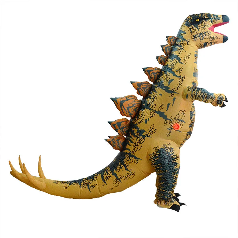 Надувной костюм динозавра Стегозавра H & ZY для взрослых карнавальный на