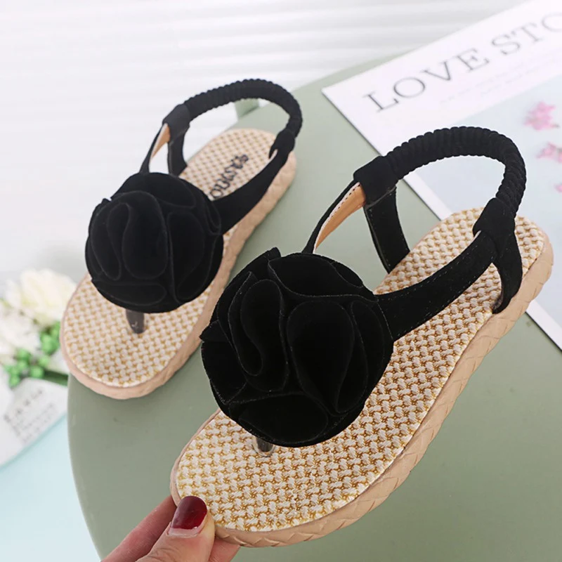Flowers Toddler Sandals Summer Baby Girls Shoes Toddler Infant Beach Sandals Flowers Princess Shoes Sandals For Children