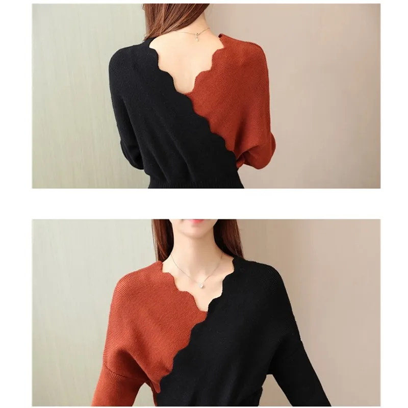 2020 Autumn Winter New Women Pullover Sweater Dress Sexy Fashion Slim V-neck Temperament Knit Sweater Dress Women's Clothing
2020 Autumn Winter New Women Pullover Sweater Dress Sexy Fashion Slim V-neck Temperament Knit Sweater Dress Women's Clothing