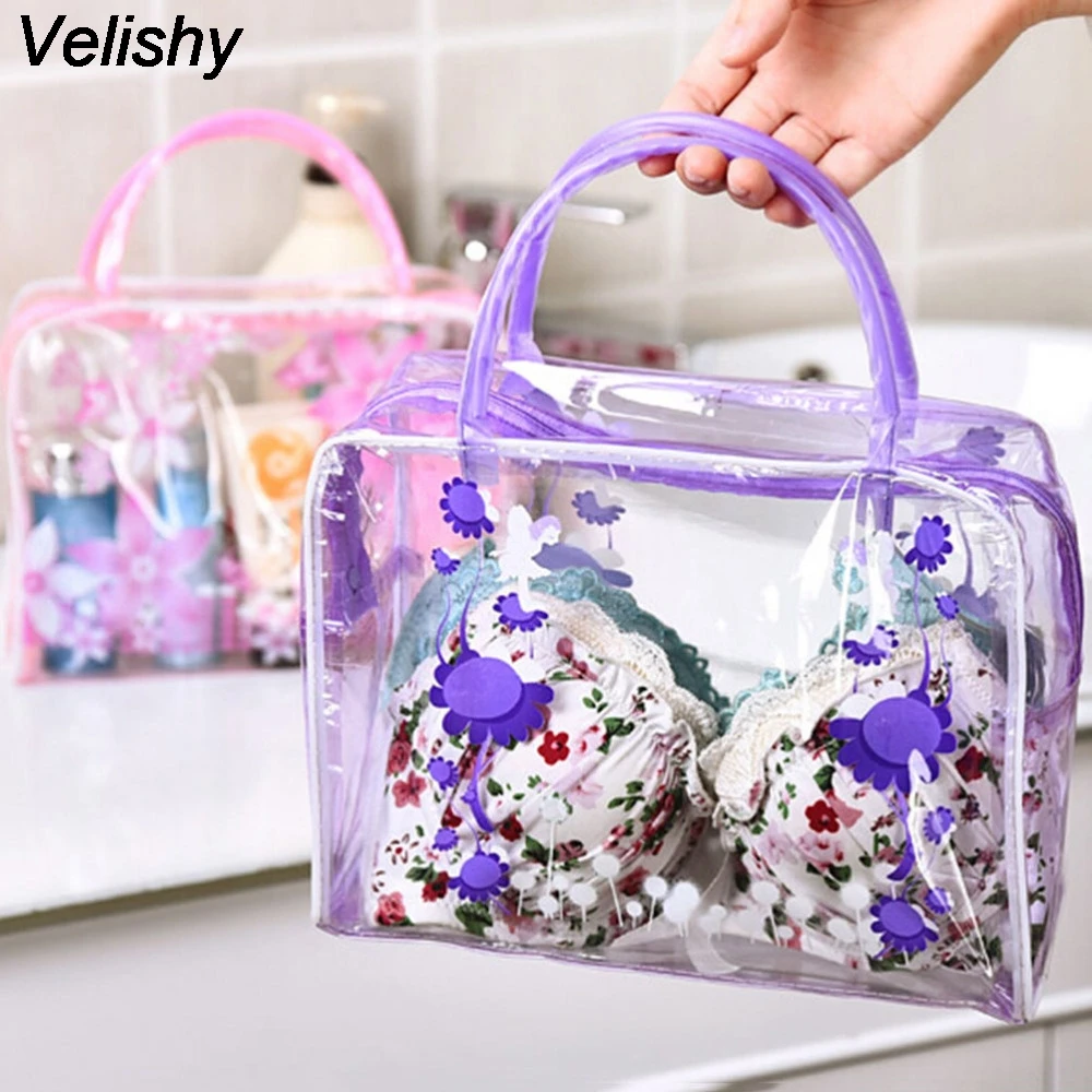 Velishy Floral Transparent Waterproof PVC Cosmetic Bag Envelope Receive Toiletry Bags Skin Care Makeup Bag Organizer
Velishy Floral Transparent Waterproof PVC Cosmetic Bag Envelope Receive Toiletry Bags Skin Care Makeup Bag Organizer