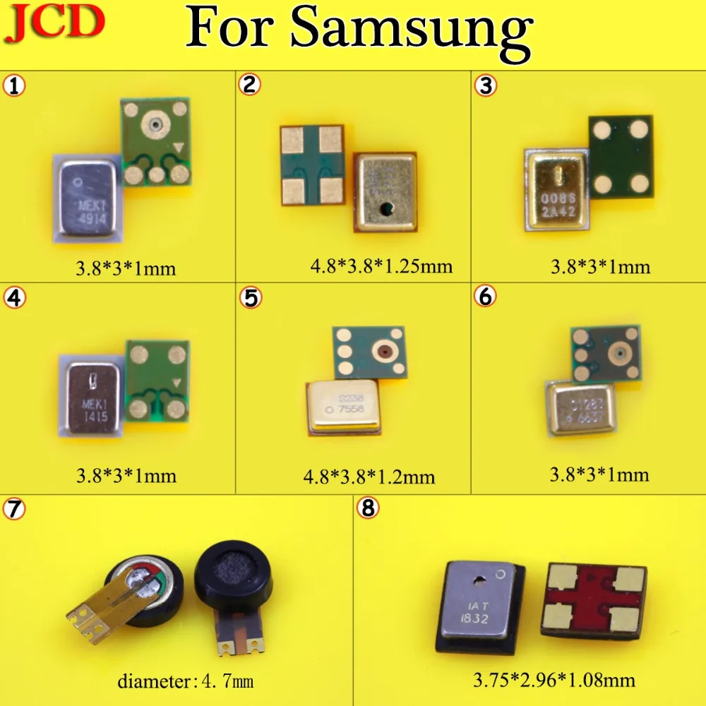 JCD для Samsung Galaxy J5 J500 J500H G530 G530H микрофон приемник Mic S3 i9300 i747 T999 D710 Note 2 N7100 | Мобильные