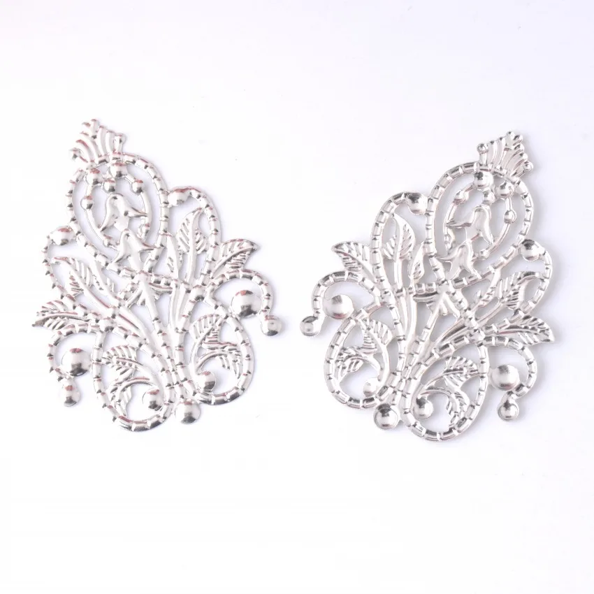Free shipping Retail 5Pcs Silver Tone Filigree Wraps Flower Connectors Metal Crafts Gift Decoration DIY Findings 4.8x3.5cm F0408
Free shipping Retail 5Pcs Silver Tone Filigree Wraps Flower Connectors Metal Crafts Gift Decoration DIY Findings 4.8x3.5cm F0408