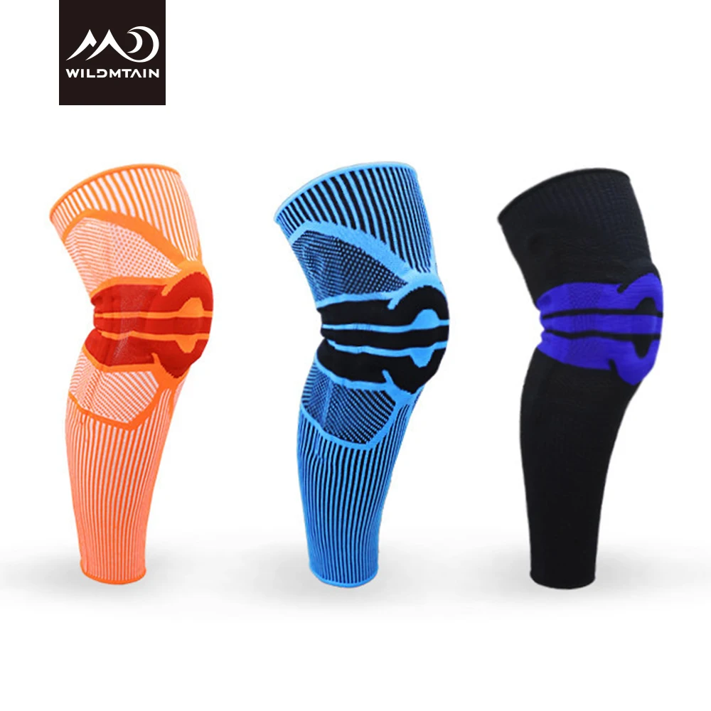 WILDMTAIN Extended Knee Brace Support Compression Sleeves Silicon Knee Pads for Basketball Crossfit Pain relief Injury Recovery
WILDMTAIN Extended Knee Brace Support Compression Sleeves Silicon Knee Pads for Basketball Crossfit Pain relief Injury Recovery