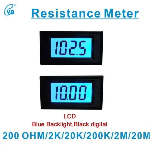 YB5135DR LCD цифровой Омметр Измеритель сопротивления импедансный Тестер устройства 0
