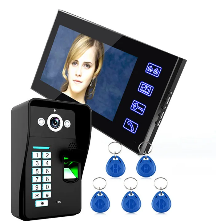 Waterproof Camera with 7 Inch Color TFT LCD Video Door Phone Intercom System 
Waterproof Camera with 7 Inch Color TFT LCD Video Door Phone Intercom System