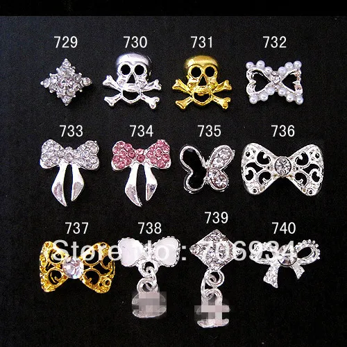 Fashion New Nail Art Metal Rhinestone Skulls 50pcs/lot Nail Tips Dangle Jewelry Alloy Nail Art Decoration 3d Nail Bows
Fashion New Nail Art Metal Rhinestone Skulls 50pcs/lot Nail Tips Dangle Jewelry Alloy Nail Art Decoration 3d Nail Bows