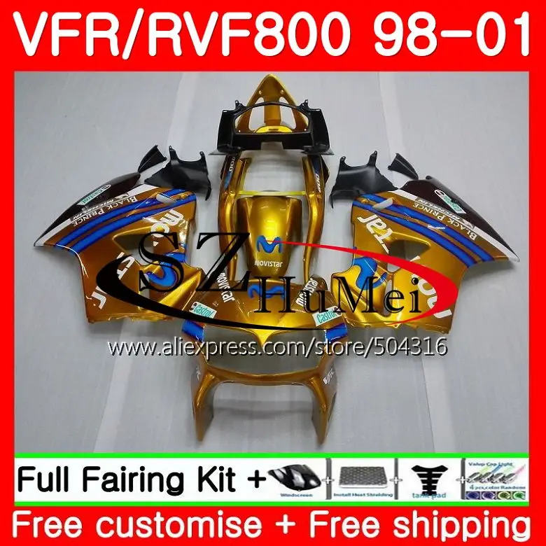 Набор для HONDA VFR800R Interceptor VFR800 98 99 00 01 112SH19 VFR 800RR 800 RR VFR800RR 1998 1999 2000 2001 обтекатель Movistar gold
Набор для HONDA VFR800R Interceptor VFR800 98 99 00 01 112SH19 VFR 800RR 800 RR VFR800RR 1998 1999 2000 2001 обтекатель Movistar gold