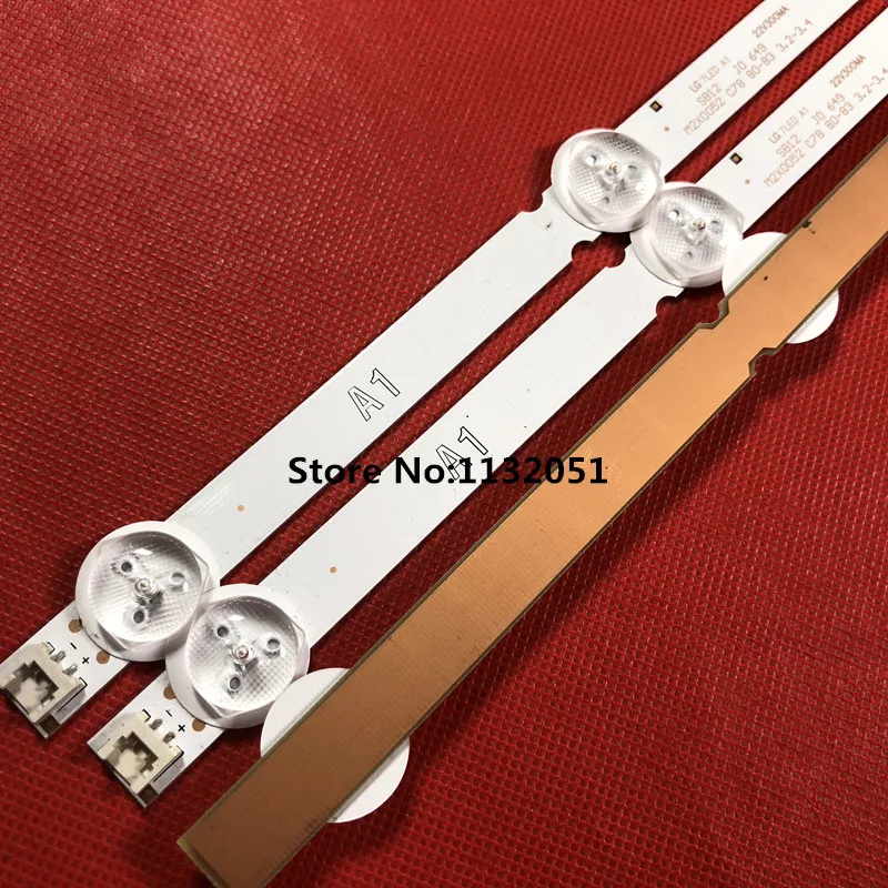 LED Backlight Strip 7 lamp for LG 32'' ROW2.1 Rev TV 32ln541v 32LN540V 32ln541u 6916L-1437A 6916L-1438A 6916L-1204A 6916L-1426A
LED Backlight Strip 7 lamp for LG 32'' ROW2.1 Rev TV 32ln541v 32LN540V 32ln541u 6916L-1437A 6916L-1438A 6916L-1204A 6916L-1426A