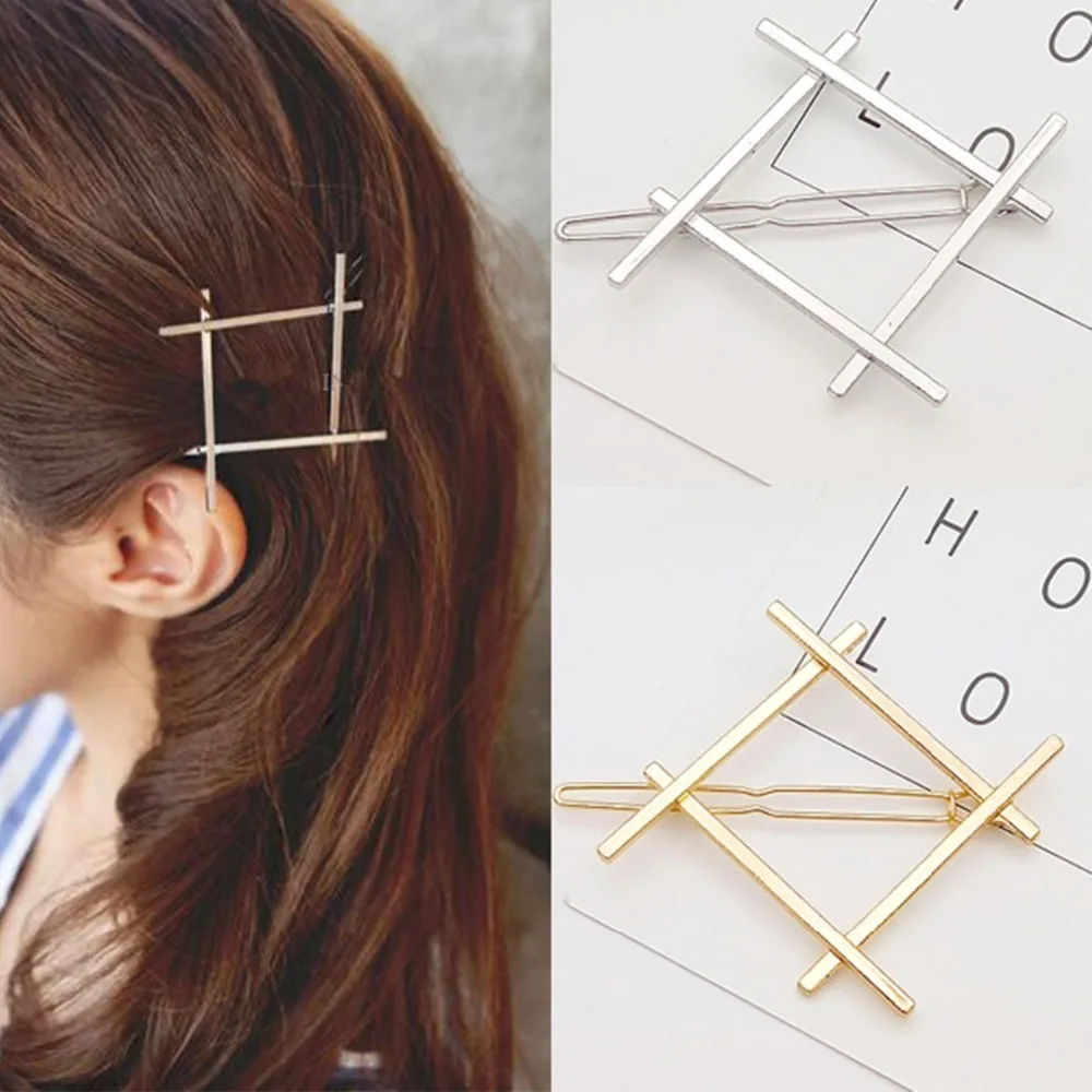 Hair Accessories Geometry Cute Hair Clip For Girls Metal Delicate Hair Decorations Gold Jewelry Women Hairpins Headwear Good
Hair Accessories Geometry Cute Hair Clip For Girls Metal Delicate Hair Decorations Gold Jewelry Women Hairpins Headwear Good