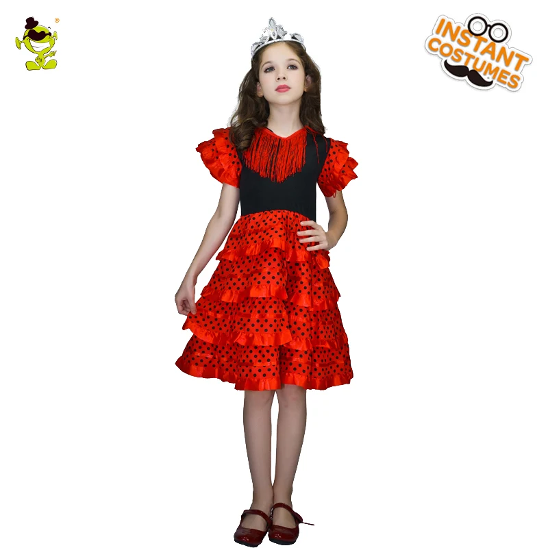 Elegant Red Princess Costumes with Black Dots Purim Party Clothing Carnival Cosplay Costume Fancy Dress Up for Girls Kids
Elegant Red Princess Costumes with Black Dots Purim Party Clothing Carnival Cosplay Costume Fancy Dress Up for Girls Kids