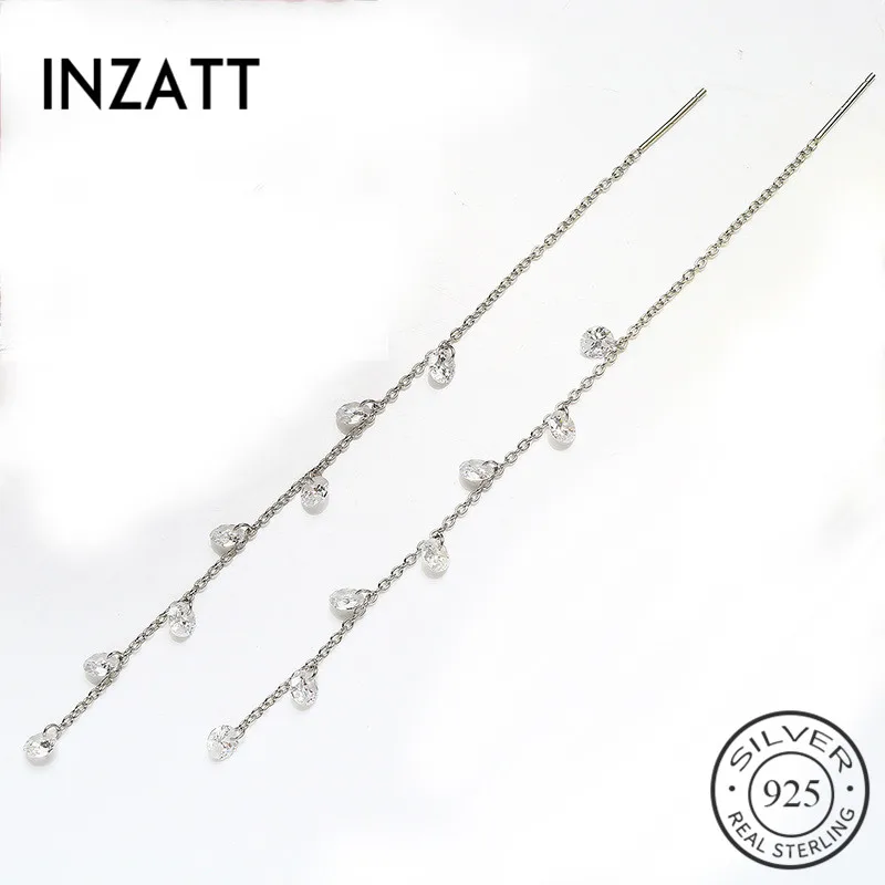 INZATT Minimalist Real 925 Sterling Silver Tassel Dangle Drop Earrings Long Ear Line Trendy For Women Jewelry Accessories Gift
INZATT Minimalist Real 925 Sterling Silver Tassel Dangle Drop Earrings Long Ear Line Trendy For Women Jewelry Accessories Gift