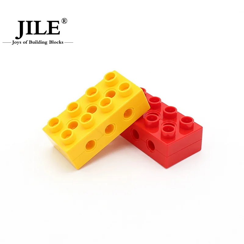 Big Building Blocks Bricks 2x4 Large Particles with 6 Hole DIY Compatible with Assembles Particles Science Technology Toys 9656
Big Building Blocks Bricks 2x4 Large Particles with 6 Hole DIY Compatible with Assembles Particles Science Technology Toys 9656