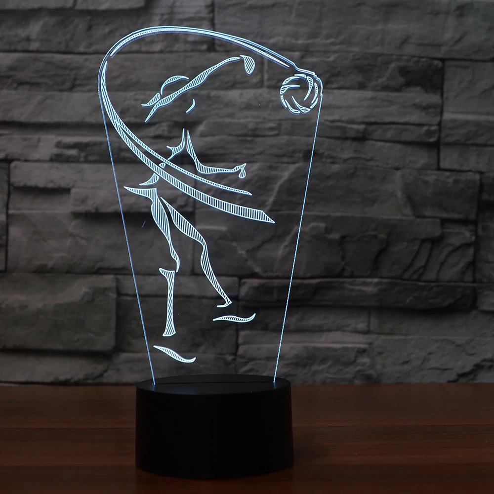 Play Volleyball 3D LED USB Table Lamp Kids Bedroom Colorful Night Lights Touch Switch Atmosphere Decorations Creative Gift
Play Volleyball 3D LED USB Table Lamp Kids Bedroom Colorful Night Lights Touch Switch Atmosphere Decorations Creative Gift