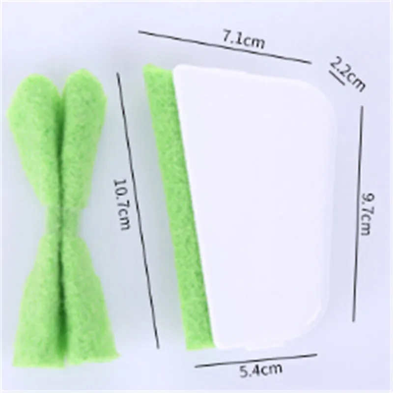 

New Arrival Multipurpose Window Door Keyboard Cleaning Brush Window Groove Stove Gap Sponge Cleaner Scouring Pad Brush