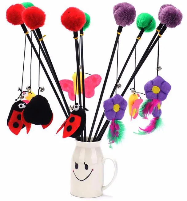 Funny Colorful Cute Cat Toys Rod Teaser Wand Plastic Pet Toys for Cats Interactive Stick Cat Supplies
Funny Colorful Cute Cat Toys Rod Teaser Wand Plastic Pet Toys for Cats Interactive Stick Cat Supplies