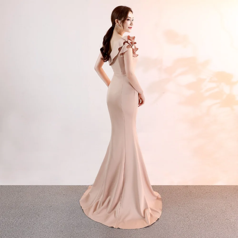 Sladuo Women Party Dress One Shoulder Sleeve Reffles Sleeveless Mermaid Split Elegant Formal Evening Party Dress
Sladuo Women Party Dress One Shoulder Sleeve Reffles Sleeveless Mermaid Split Elegant Formal Evening Party Dress