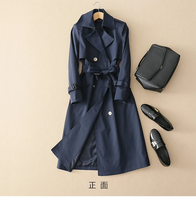 Women Trench 2018 Fashion High Quality Designer Women's Spring Autumn Long Coat Female Solid Color Elegant Slim Waist Outerwear
Women Trench 2018 Fashion High Quality Designer Women's Spring Autumn Long Coat Female Solid Color Elegant Slim Waist Outerwear