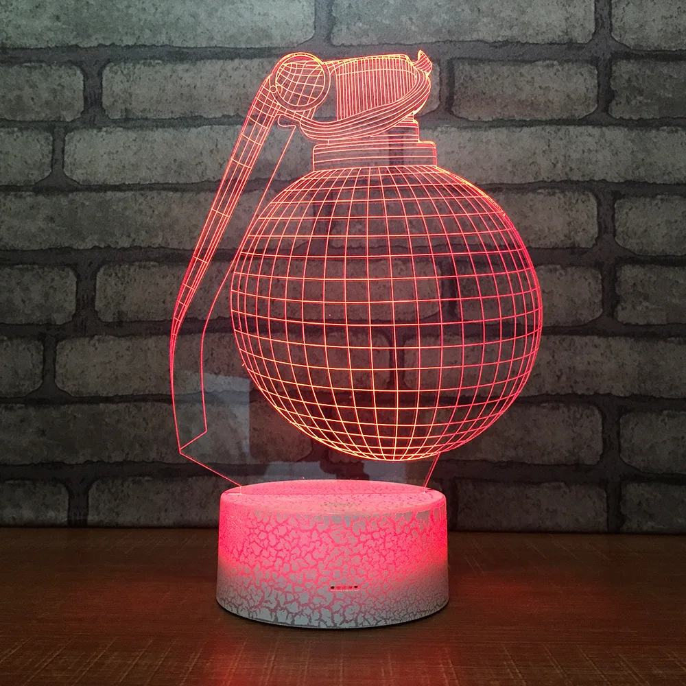Crack White Base Boogie Bomb New 3D LED Lamp Desk Battle Royale Gift for Boyfriend Gamer Son Grandson Birthday Gift
Crack White Base Boogie Bomb New 3D LED Lamp Desk Battle Royale Gift for Boyfriend Gamer Son Grandson Birthday Gift