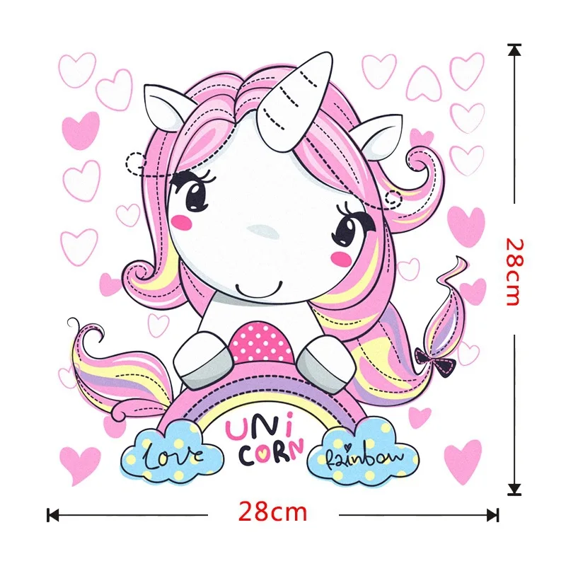 2pcs Love Rainbow Unicorn Sticker Bedroom Decor Children's Room Cartoon Home Decoration Wall Stickers Self-adhesive PVC
2pcs Love Rainbow Unicorn Sticker Bedroom Decor Children's Room Cartoon Home Decoration Wall Stickers Self-adhesive PVC