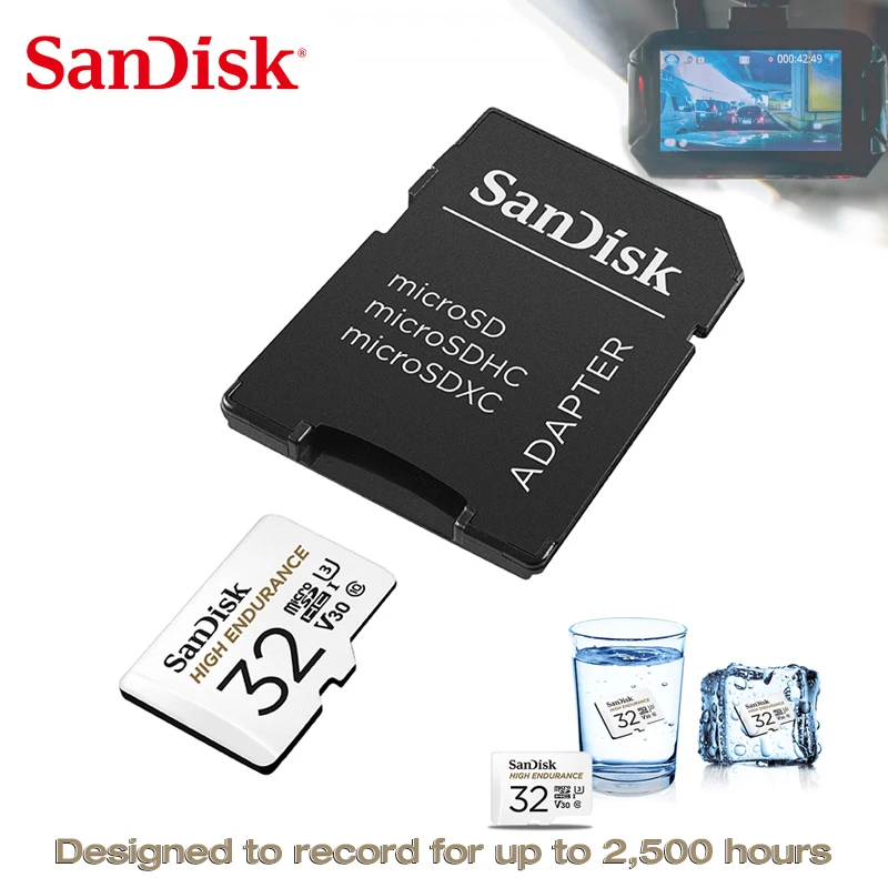 Фото Двойной Флеш накопитель SanDisk 2019 новую карту памяти 32 Гб U1 64 128 ГБ 256 класс 10(China)