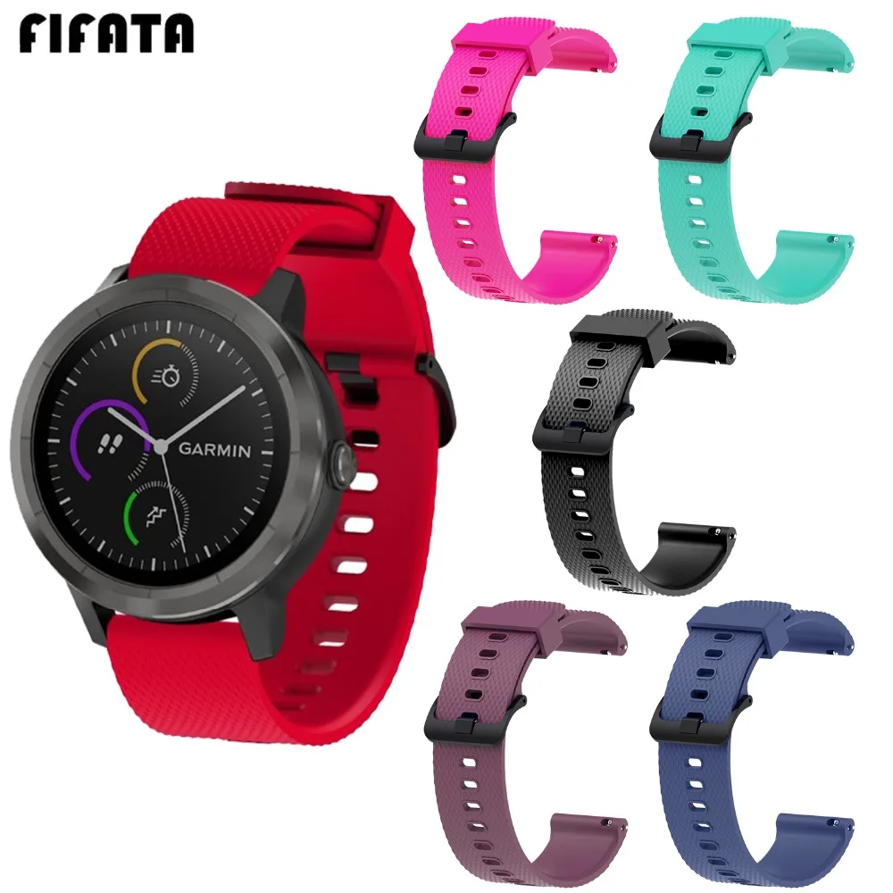FIFATA 20MM Colorful Replacement Soft Silicone Strap For Garmin Vivoactive3 Wristband For Amazfit GTS/GTR 42MM/Bip Smart Band
FIFATA 20MM Colorful Replacement Soft Silicone Strap For Garmin Vivoactive3 Wristband For Amazfit GTS/GTR 42MM/Bip Smart Band