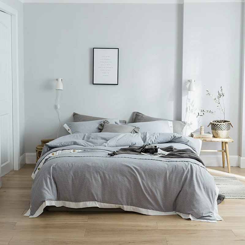 Fashion Color Bedding Set European Style Duvet Cover Pillowcase Flat Bedspread Single Twin Queen Size Solid Bedlinen
Fashion Color Bedding Set European Style Duvet Cover Pillowcase Flat Bedspread Single Twin Queen Size Solid Bedlinen