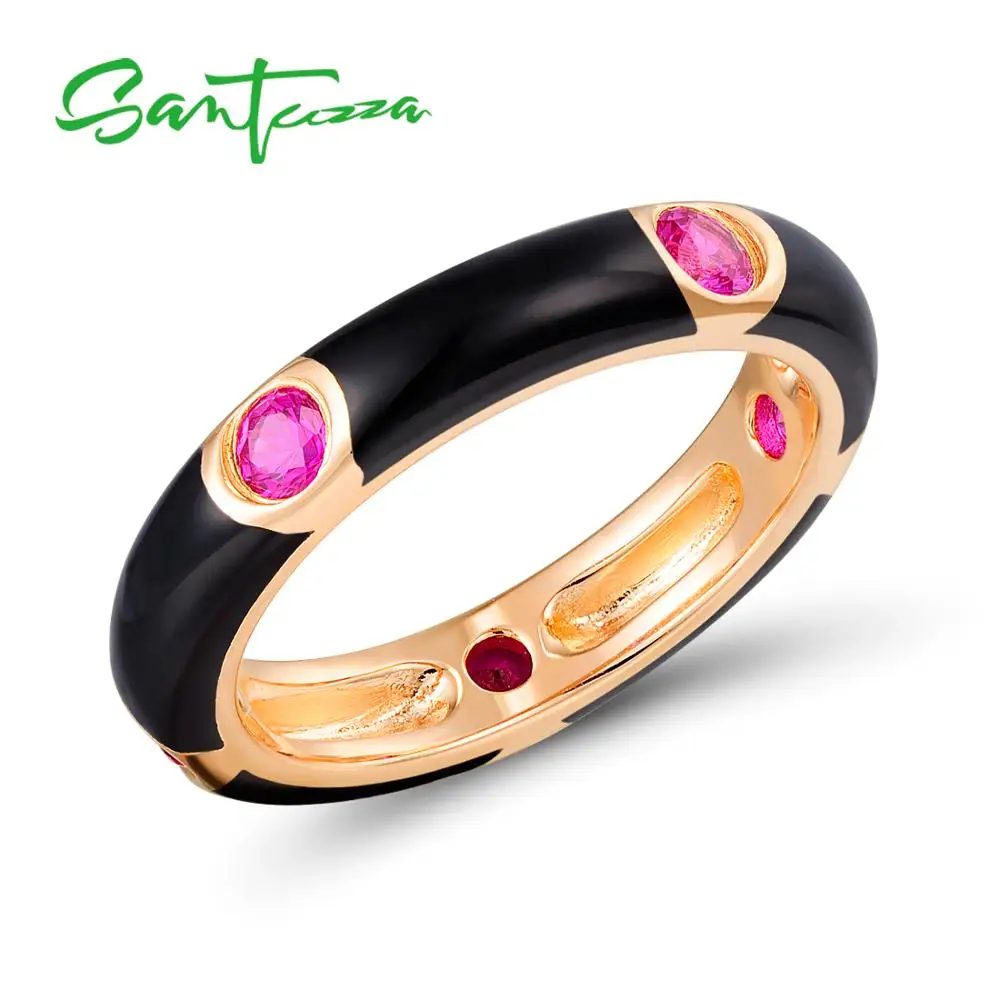Santuzza Silver Ring for Women Natural Red Stones Pure 925 Sterling Silver Eternity Ring Fashion Jewelry Black Enamel HANDMADE
Santuzza Silver Ring for Women Natural Red Stones Pure 925 Sterling Silver Eternity Ring Fashion Jewelry Black Enamel HANDMADE