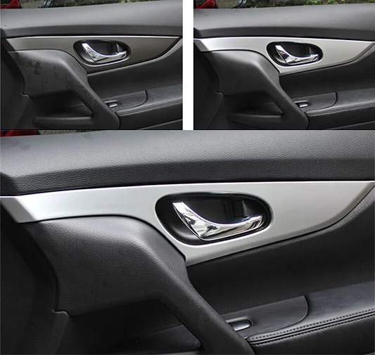 Для NISSAN QASHQAI J11 2014 2015 2016 ABS хромированная, для внутренней дверной ручки Обложка ободок отделка Внутренняя Рамка чаша автомобильные аксессуар...
Для NISSAN QASHQAI J11 2014 2015 2016 ABS хромированная, для внутренней дверной ручки Обложка ободок отделка Внутренняя Рамка чаша автомобильные аксессуар...