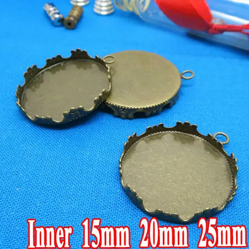 10pcs Antique Bronze Wholesale15/20/25mm Round Crown Bezel Setting TRAY Pendant Blank Base Vintage Jewelry Findings
10pcs Antique Bronze Wholesale15/20/25mm Round Crown Bezel Setting TRAY Pendant Blank Base Vintage Jewelry Findings