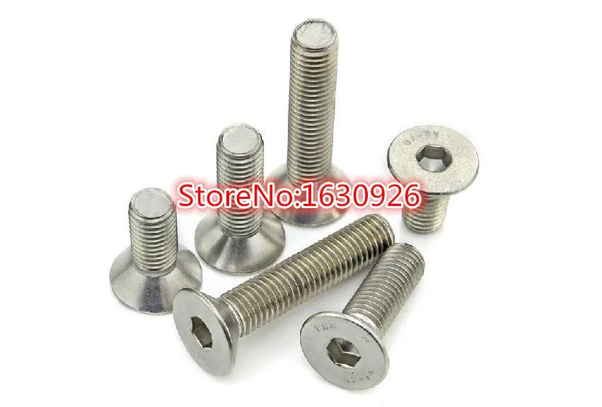 20pcs/Lot DIN7991 Metric Thread M10x30mm M10*30mm 304 Stainless Steel Countersunk Head Flat Head Hex Socket Cap Screw Bolt
20pcs/Lot DIN7991 Metric Thread M10x30mm M10*30mm 304 Stainless Steel Countersunk Head Flat Head Hex Socket Cap Screw Bolt