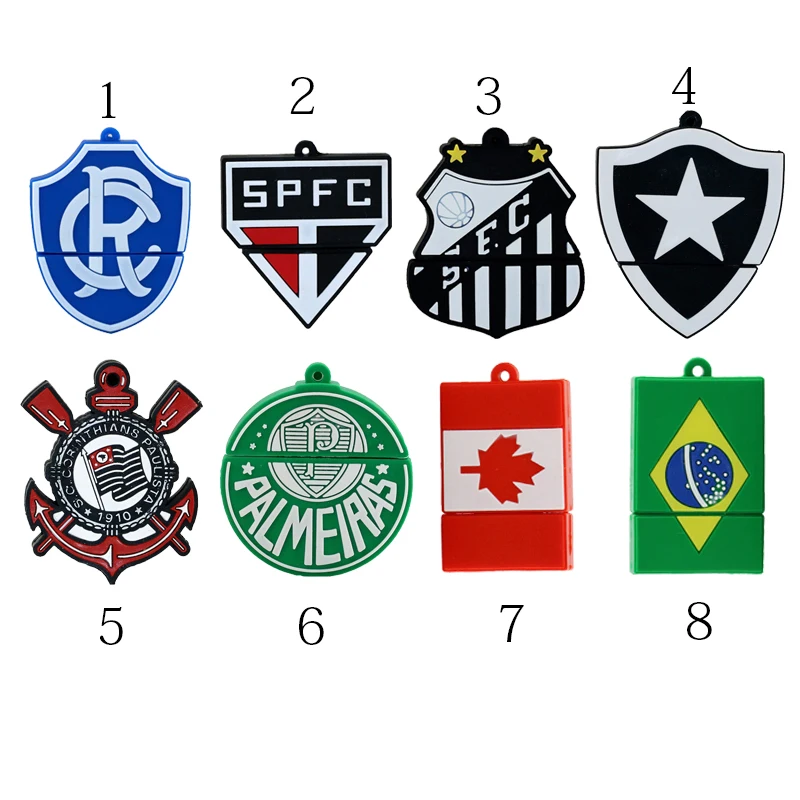 Personalized Cartoon 32GB 16GB 8GB World Cup Soccer Team Badge Usb Flash Drive Pen Drive Pendrive Usb Stick Memory Stick Storage
Personalized Cartoon 32GB 16GB 8GB World Cup Soccer Team Badge Usb Flash Drive Pen Drive Pendrive Usb Stick Memory Stick Storage