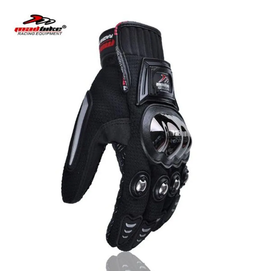 

Madbike MAD-01S Motorcycle Gloves Protective Sports Road Racing Safty TITANIUM Motorbike Outdoor Luvas Para Moto Cycling Gloves
