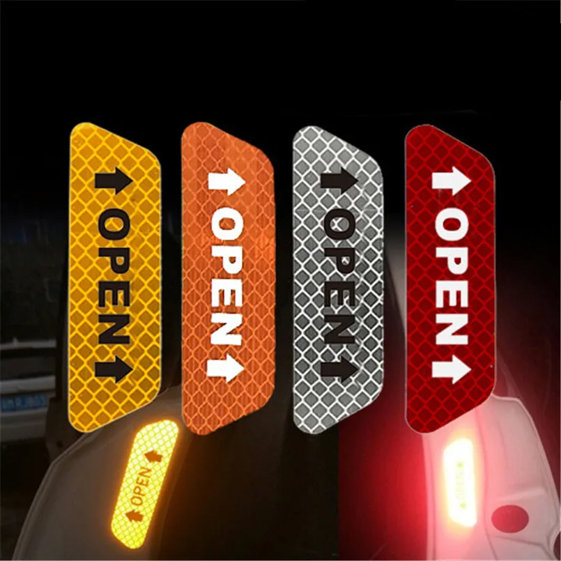 Оптовая продажа 10 лотов предупреждающие открытые автомобильные наклейки Авто
