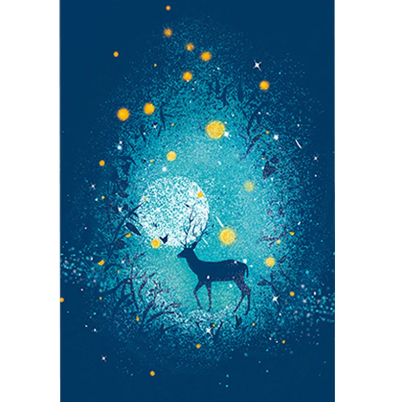 5D DIY Full Drill Round Diamond Painting Starry Sky&Deer Needlework Embroidery Cross Stitch Decorative Painting Home Decor
5D DIY Full Drill Round Diamond Painting Starry Sky&Deer Needlework Embroidery Cross Stitch Decorative Painting Home Decor