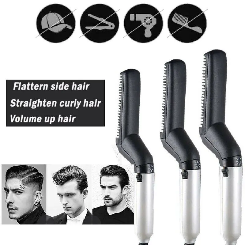Hair Curling Iron Men's All In One Ceramic Hair Styling Comb Beard Straightener Curler Set Quick Hair Care Tool
Hair Curling Iron Men's All In One Ceramic Hair Styling Comb Beard Straightener Curler Set Quick Hair Care Tool