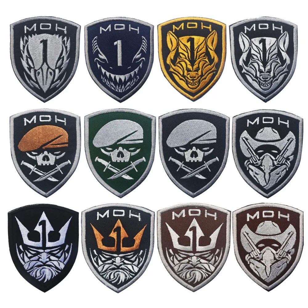 Project Honor MOH Вышивка Аппликации значки эмблема 4*5 см аксессуар крючок и петля