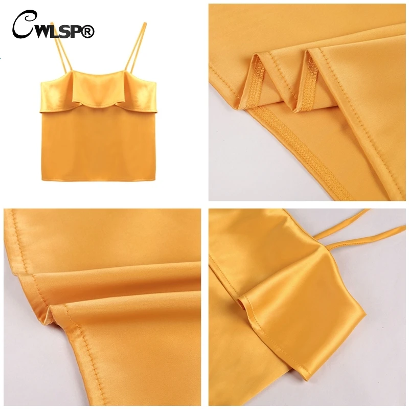 CWLSP 2018 Summer Sexy golden Women Tanks Top Solid Cropped Feminino Casual Cozy vest For Women fashion QZ2862
CWLSP 2018 Summer Sexy golden Women Tanks Top Solid Cropped Feminino Casual Cozy vest For Women fashion QZ2862