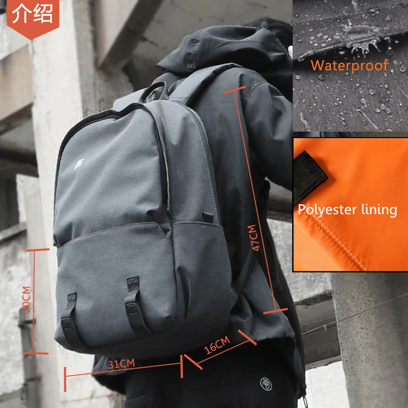 FYUZE New Men Backpacks 15.6inch Laptop Male computer rucksack Fashion Leisure Travel backpack bag anti thief
FYUZE New Men Backpacks 15.6inch Laptop Male computer rucksack Fashion Leisure Travel backpack bag anti thief
