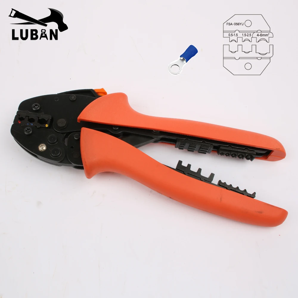 FSA-056YJ Super strength-saving crimping plier FSB SERIES CRIMPING PLIER 0.5-6mm2 TOOLS LUBAN
FSA-056YJ Super strength-saving crimping plier FSB SERIES CRIMPING PLIER 0.5-6mm2 TOOLS LUBAN