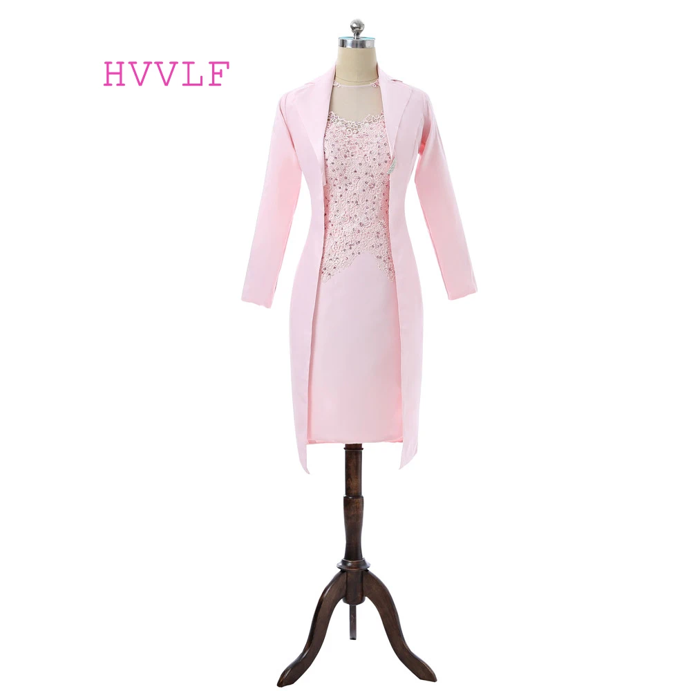 Pink Mother Of The Bride Dresses Sheath Knee Length With Jacket Lace Beaded Groom Plus Size Mother Dresses For Wedding
Pink Mother Of The Bride Dresses Sheath Knee Length With Jacket Lace Beaded Groom Plus Size Mother Dresses For Wedding