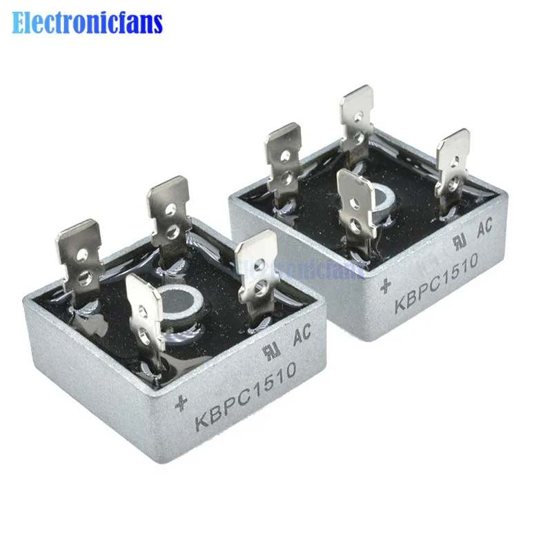 10PCS KBPC1510 15A 1000V Diode Bridge Rectifier Single Phase Bridge Rectifier New Arrival
10PCS KBPC1510 15A 1000V Diode Bridge Rectifier Single Phase Bridge Rectifier New Arrival