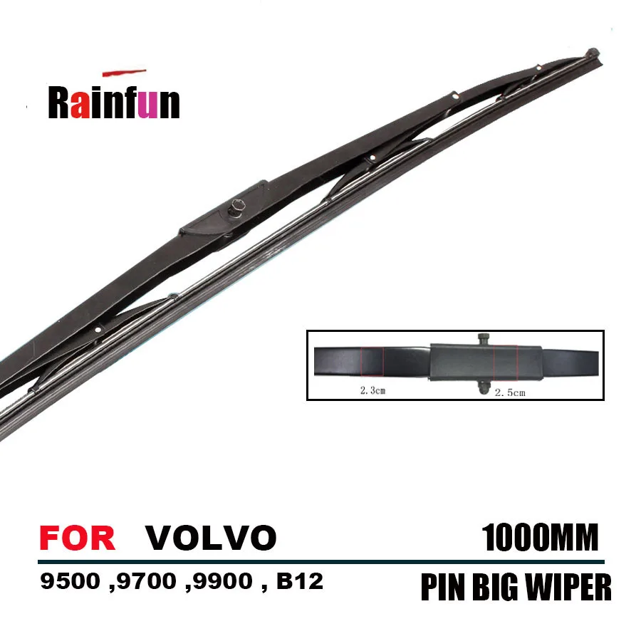 RAINFUN 1000 мм длинные щетки стеклоочистителя для VOLVO 9500 9700 9900 B12 CITY контактный тип