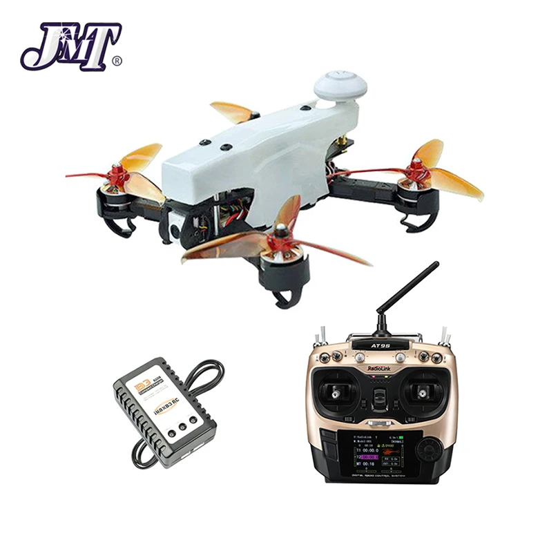 JMT 210 FPV Racing Drone Quadcopter RTF with Radiolink AT9S TX RX 100KM/H High Speed 5.8G FPV DVR 720P Camera GPS OSD Mini PIX
JMT 210 FPV Racing Drone Quadcopter RTF with Radiolink AT9S TX RX 100KM/H High Speed 5.8G FPV DVR 720P Camera GPS OSD Mini PIX