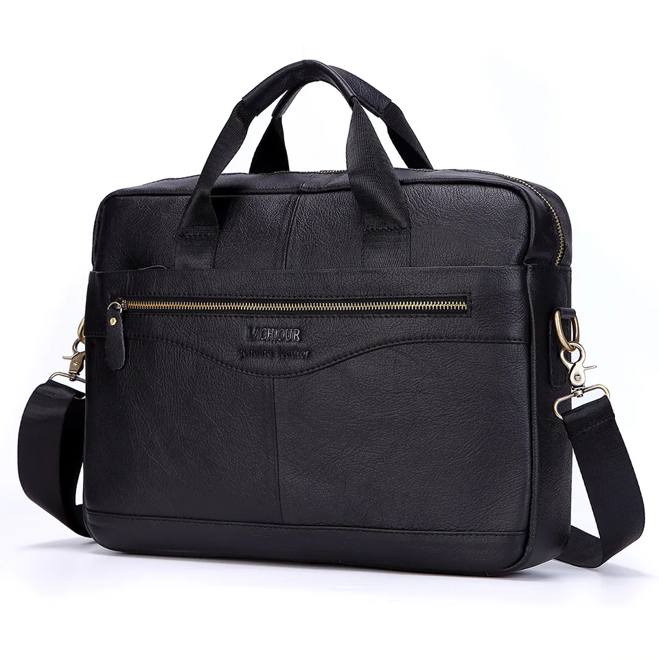 Large Briefcase For Men Genuine Leather Handbags Black Men's Laptop 15.6" Laptop Bag Male Business Office Crossbody Shoulder Bag
Large Briefcase For Men Genuine Leather Handbags Black Men's Laptop 15.6" Laptop Bag Male Business Office Crossbody Shoulder Bag
